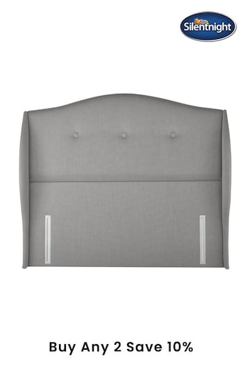 Silentnight Slate Grey Camden Woven Headboard (M48084) | £465 - £540