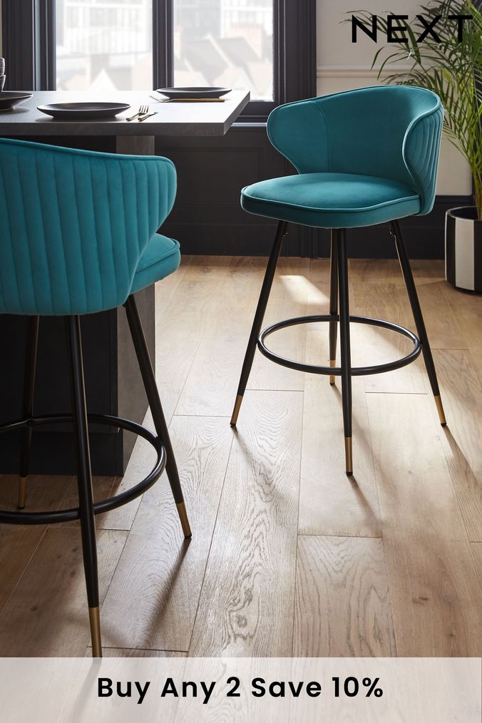 Baby blue hotsell bar stools