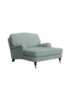 Duck egg blue deals chaise lounge