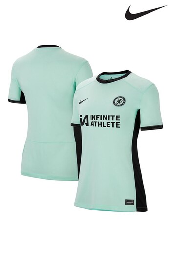 Nike Green Chelsea Third Stadium 2023-24 Sponsored Shirt (M48818) | £80