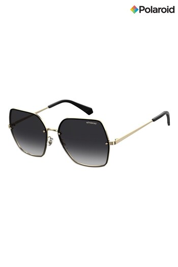 Polaroid Oversized Black Polarised Lens Sunglasses (M49210) | £60