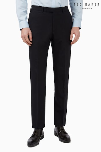Ted Baker Premium Black Panama Slim Suit Trousers (M49344) | £130