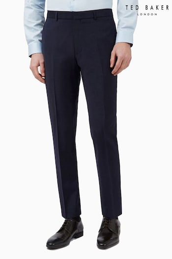 Ted Baker Premium Blue Panama Slim Suit: Trousers (M49348) | £130