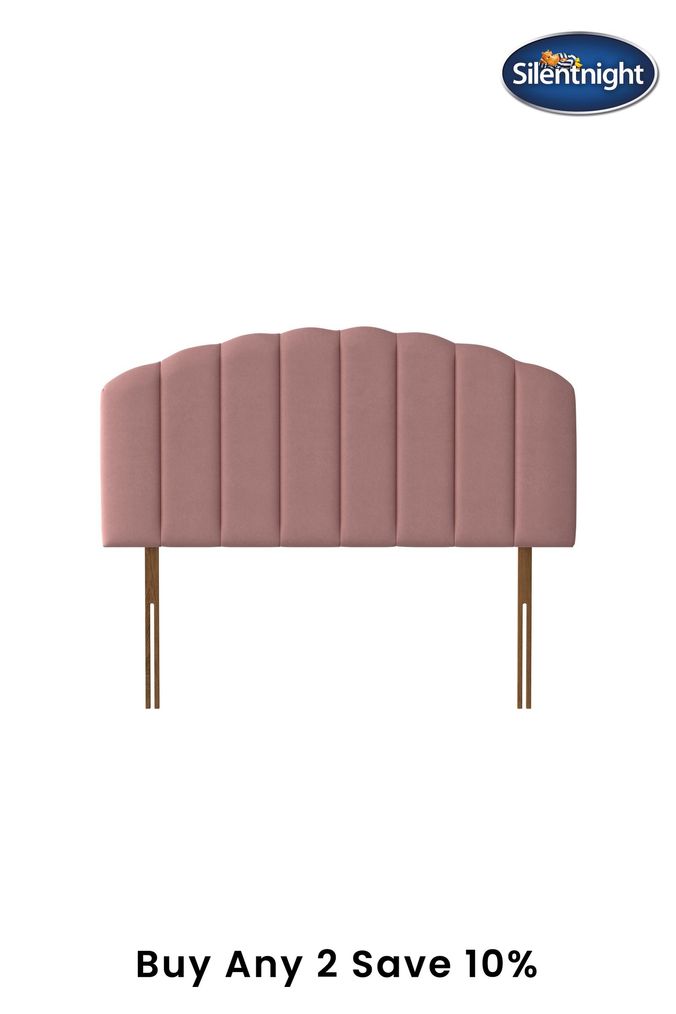Dark pink deals velvet headboard