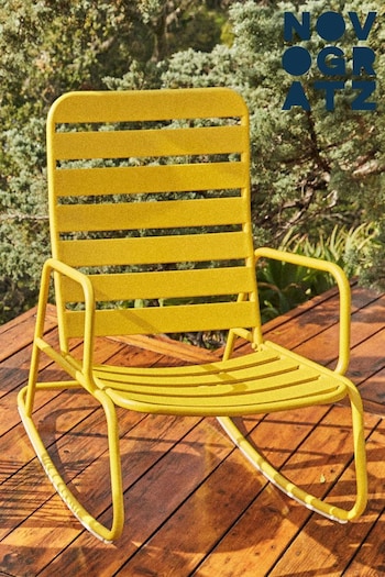 Novogratz Yellow Roberta Outdoor Rocking Chair (M50957) | £100