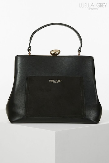 Luella Grey Hannah Framed Black Tote Bag (M51116) | £120