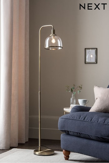 Brass Gloucester Floor Lamp (M51172) | £80