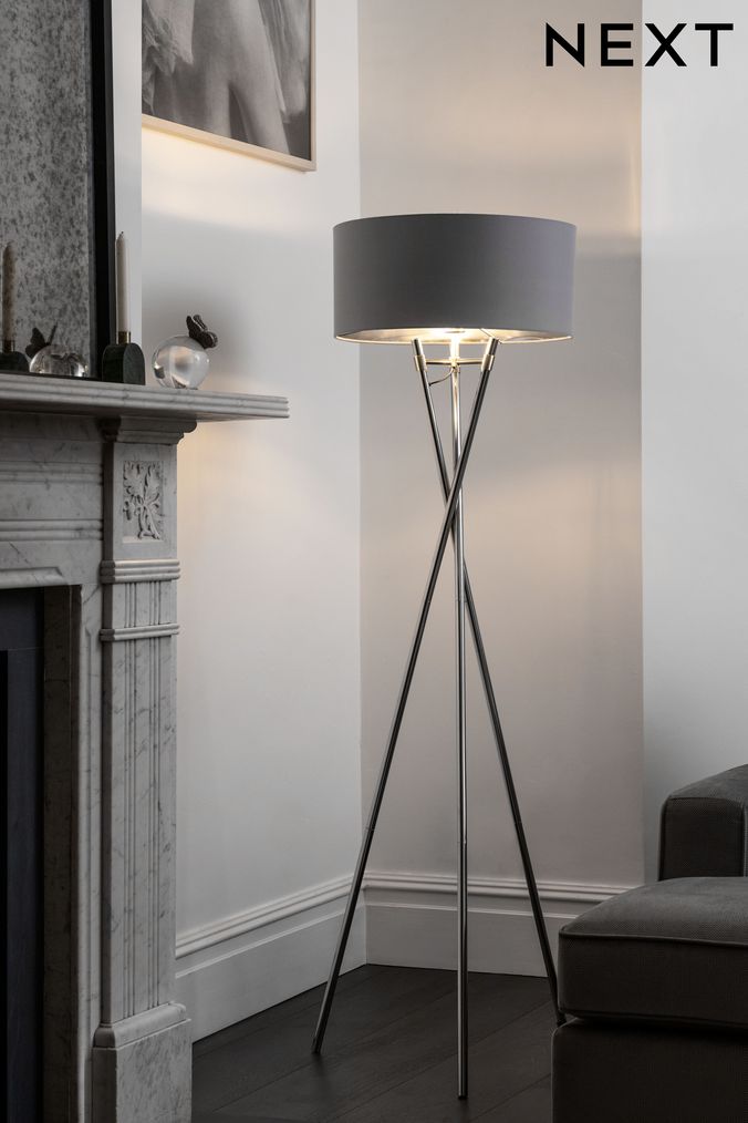 Next chrome floor lamp deals