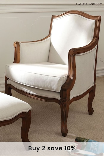 Laura Ashley Walnut Montpellier Lounge Chair (M51630) | £575