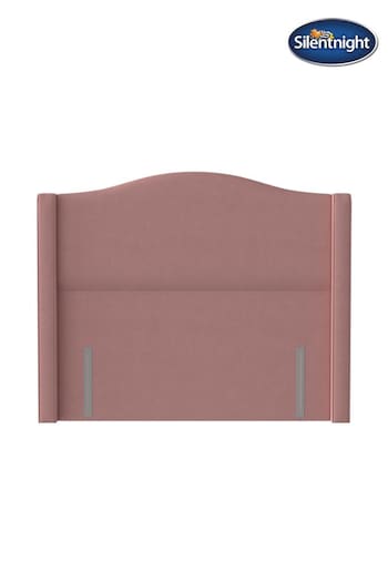 Silentnight Dusky Pink Osprey Luxury Velvet Headboard (M51673) | £465 - £545