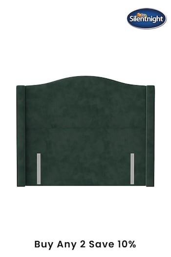 Silentnight Rainforest Green Osprey Luxury Velvet Headboard (M51676) | £465 - £545
