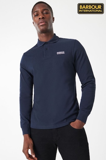 Barbour® International Mens Long Sleeve LAUREN Polo Shirt (M51866) | £60