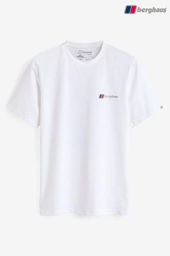 Berghaus Width Mountain Short Sleeve White T-Shirt (M51992) | £30