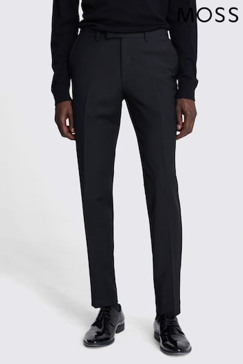 MOSS Tailored Fit Performance Black Dress Suit: Trousers (M52265) | £90