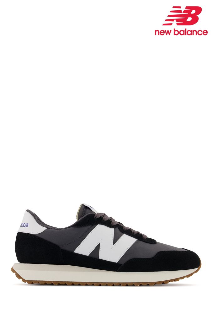 New Balance Black/White 237 Trainers (M52464) | £90