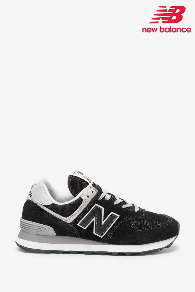 New Balance Trainers New Balance Mens Black White Trainers