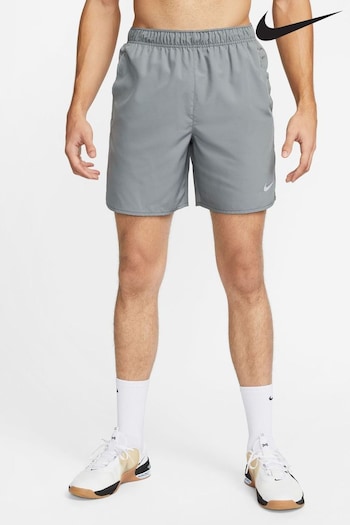 Nike Grey 7 Inch Dri-FIT Challenger 7 inch Unlined Running Shorts (M52811) | £33