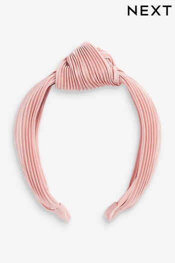 Pink Crinkle Headband (M53108) | £8