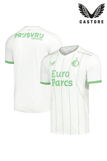 Castore White Feyenoord Third 2023-24 Shirt (M53126) | £75