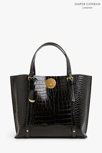 Jasper Conran London Alexis Croc Leather Grab Tote Bag (M53158) | £270