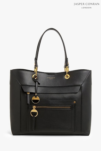 Jasper Conran London Agatha Black Shopper Bag (M53168) | £85