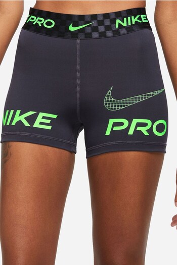 Nike tape Dark Grey Pro Dri-FIT 3-Inch Shorts (M54115) | £38
