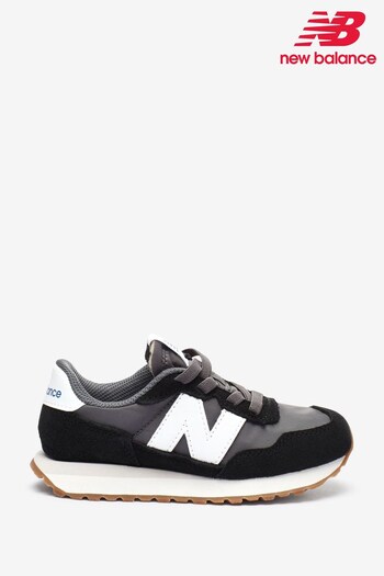 New Balance Black Bungee Lace 237 Trainers (M54178) | £50