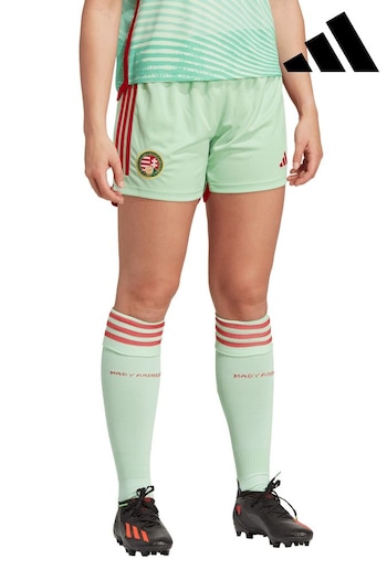 adidas rose Green Hungary Away Shorts Womens (M54883) | £38