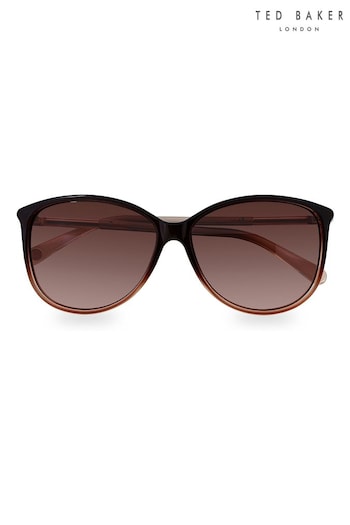 Ted Baker Chocolate Brown Raven logo Sunglasses (M54897) | £70