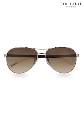 Ted Baker Gold Oliver logo Sunglasses (M54900) | £75