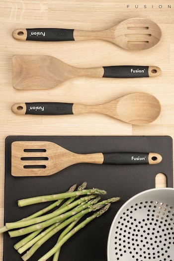 Fusion Set of 4 Brown Wooden Tools (M55228) | £28