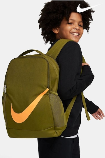 Nike Green Brasilia Kids Backpack (M55309) | £33