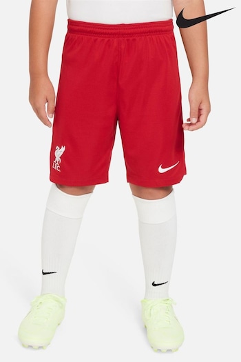 Nike Red Liverpool FC Stadium 23/24 Home Football Shorts (M55629) | £33