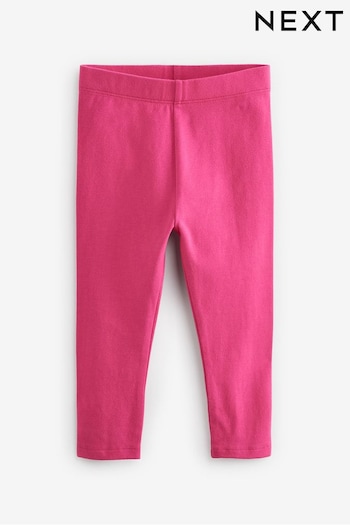 Bright Pink Plain Slim Leggings (3mths-7yrs) (M56191) | £3 - £5