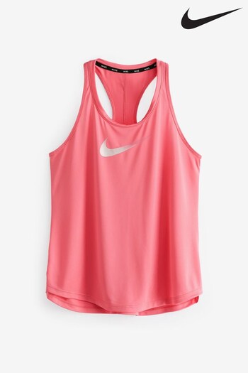 Nike Coral Pink One Dri-FIT Swoosh Tank Top (M56613) | £28