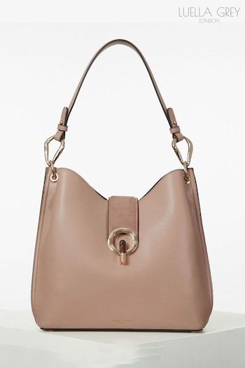 Luella Grey Lottie Hobo Brown Tote Bag (M56912) | £120
