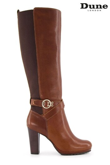 Dune London Sabrena Elasticated Buckle Detail Chuck Boots (M57039) | £200
