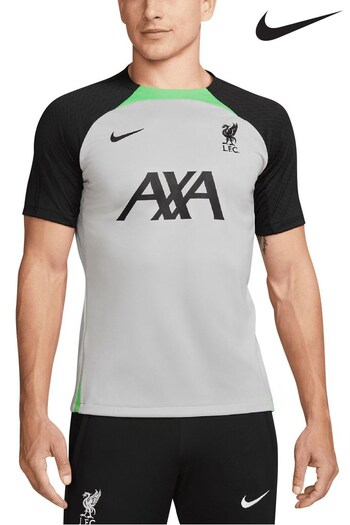 Nike Dark Black Liverpool FC Strike Dri-FIT Knit Soccer Top (M57718) | £45