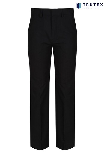 Trutex Black Junior Sturdy Fit Boys School Trousers (M58283) | £16 - £19