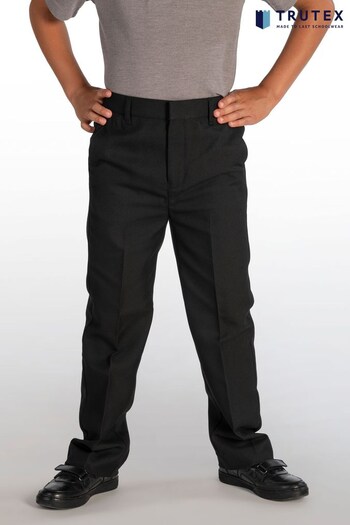 Trutex Black Slim Fit School Trousers (M58287) | £15