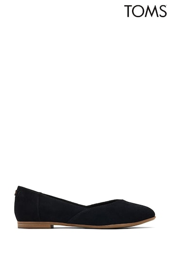TOMS Black Jutti Neat Suede Shoes (M59285) | £80
