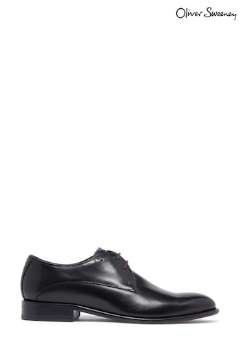 Oliver Sweeney Knole Calf Leather Derby Black Shoes DLites (M60878) | £169