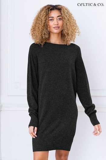 Celtic & Co. Womens Grey Supersoft Slouch Dress (M62163) | £135