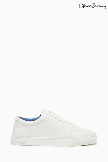Oliver Sweeney White Calf Leather Trainers (M62499) | £139