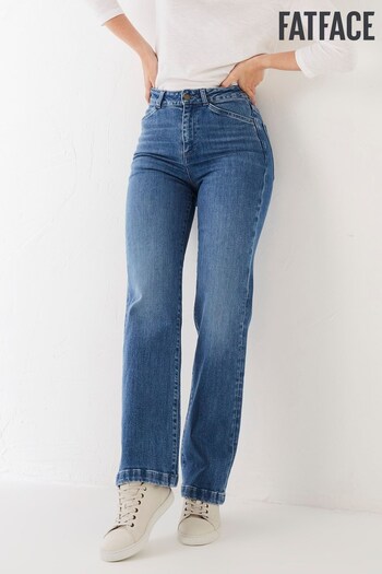 FatFace Blue Elise Wide Leg Jeans (M62663) | £55