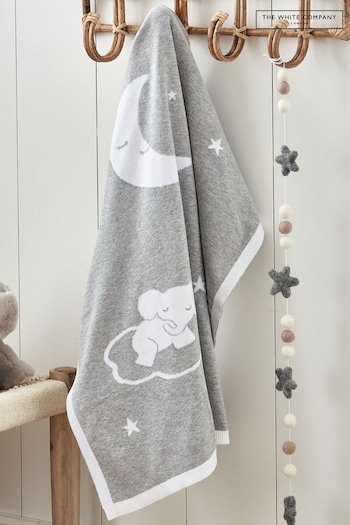 The White Company Baby Grey Sleepy Kimbo Blanket (M63230) | £36