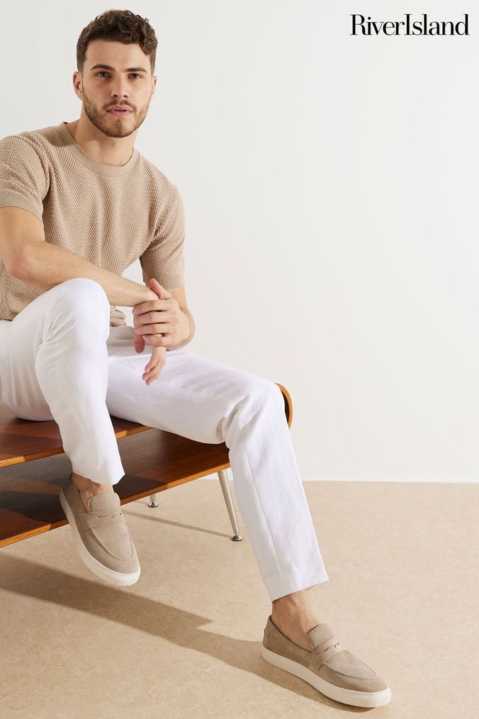 River island top loafers mens sale