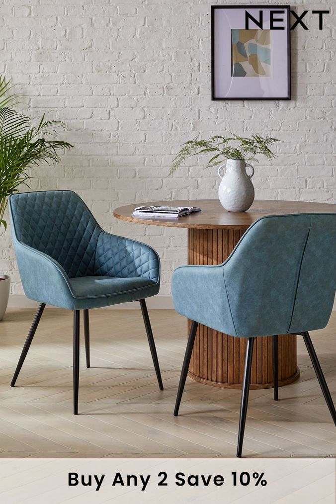 Next teal best sale dining chairs