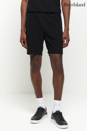 River Island Black Ottoman Shorts (M67708) | £28