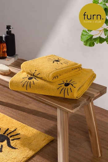 furn. 4 Piece Yellow Theia Towel Bale (M67832) | £54